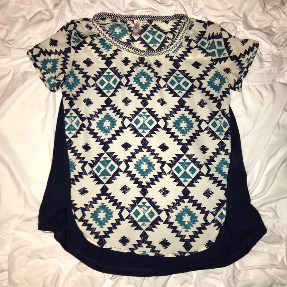 Tribal print blouse